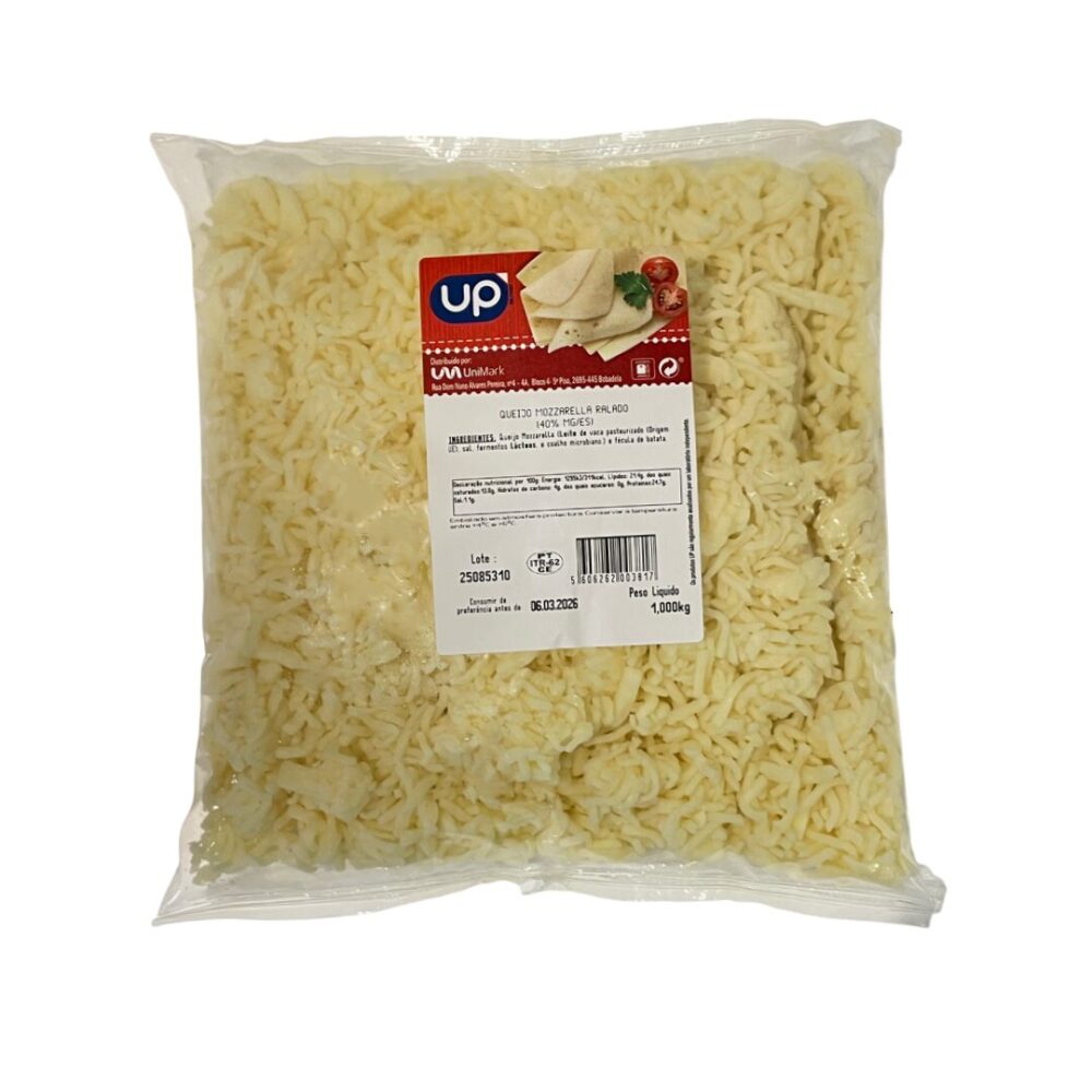 Queijo Mozzarella UP Ralado
