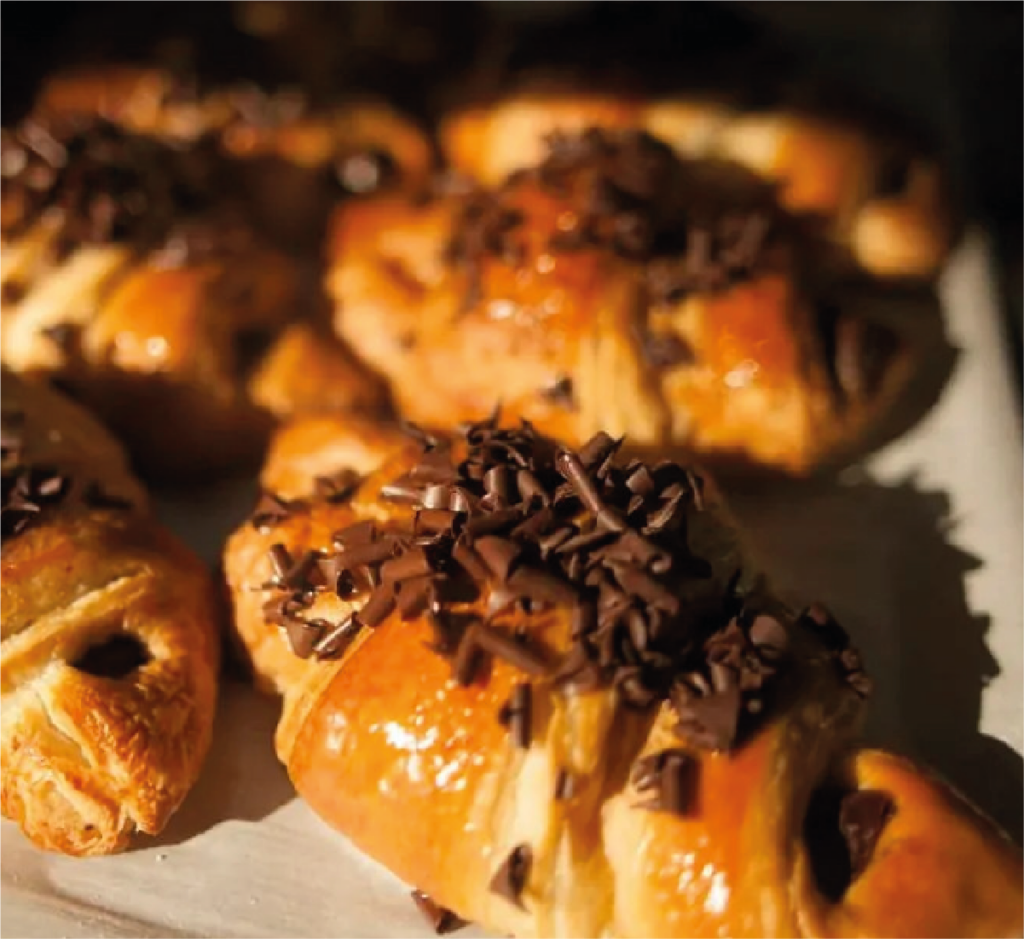 Mini Croissant de Chocolate