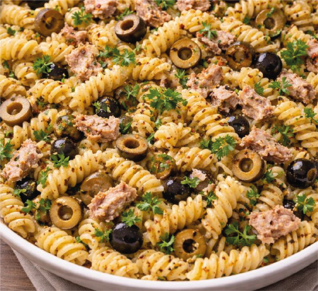 Fusili com Atum e Azeitonas