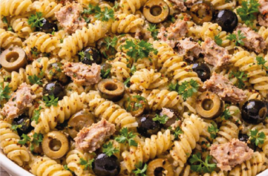 Fusili com Atum e Azeitonas