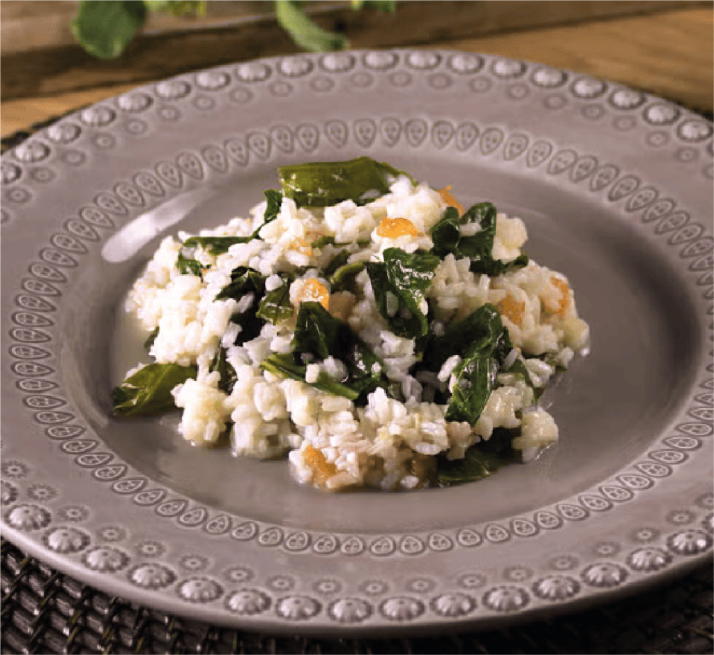 Arroz de Bimis e Lascas de Cenoura