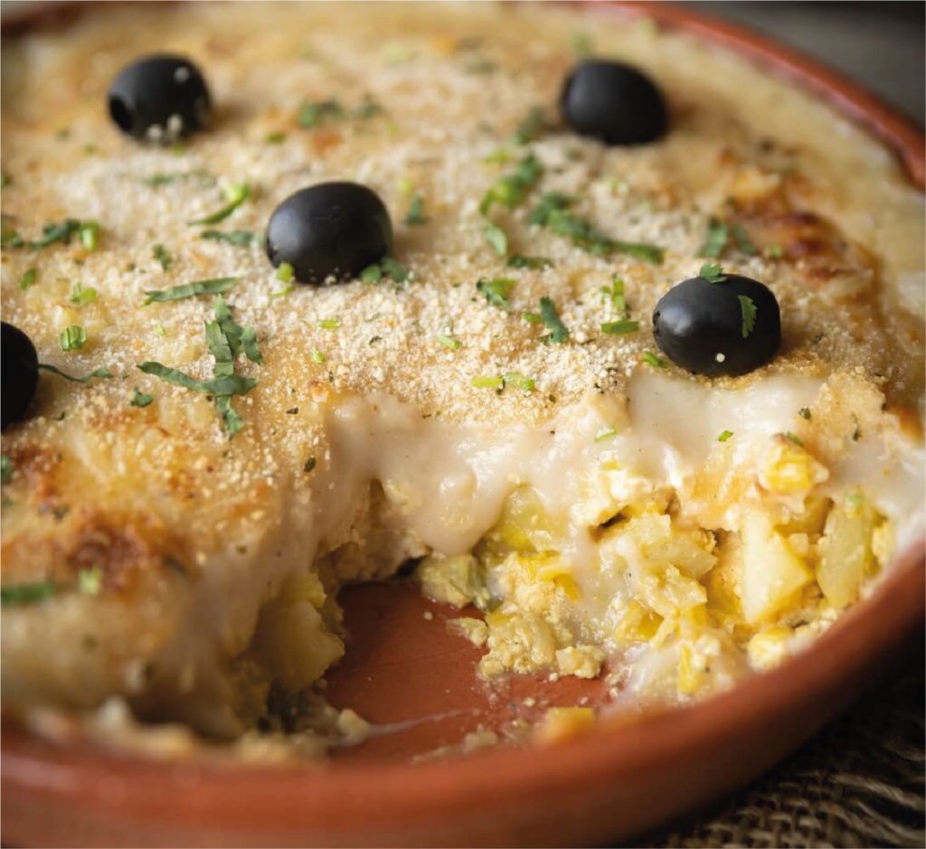 Bacalhau com Ovo, Natas e Bechamel