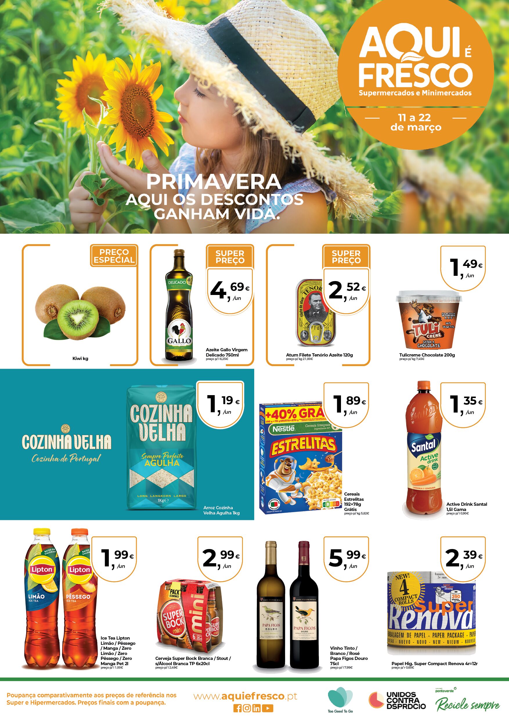 Folheto Primavera de Descontos