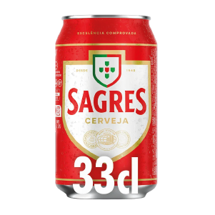 Cerveja Sagres Lata 33cl