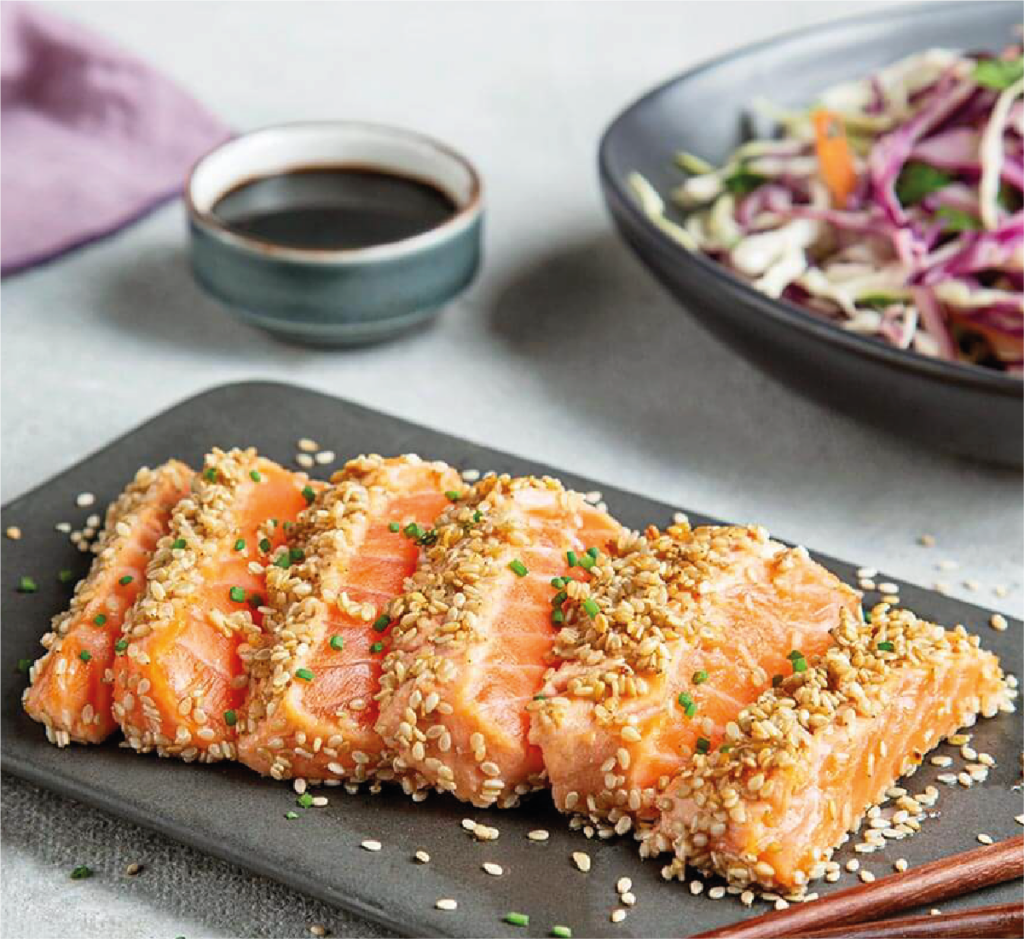 Salmão Selado ao Estilo Tataki