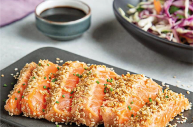 Salmão Selado ao Estilo Tataki