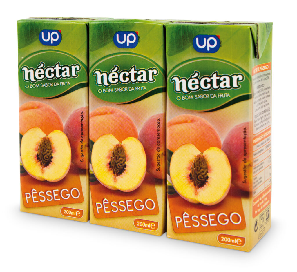 Néctar Pêssego UP tetra 3×200 ml