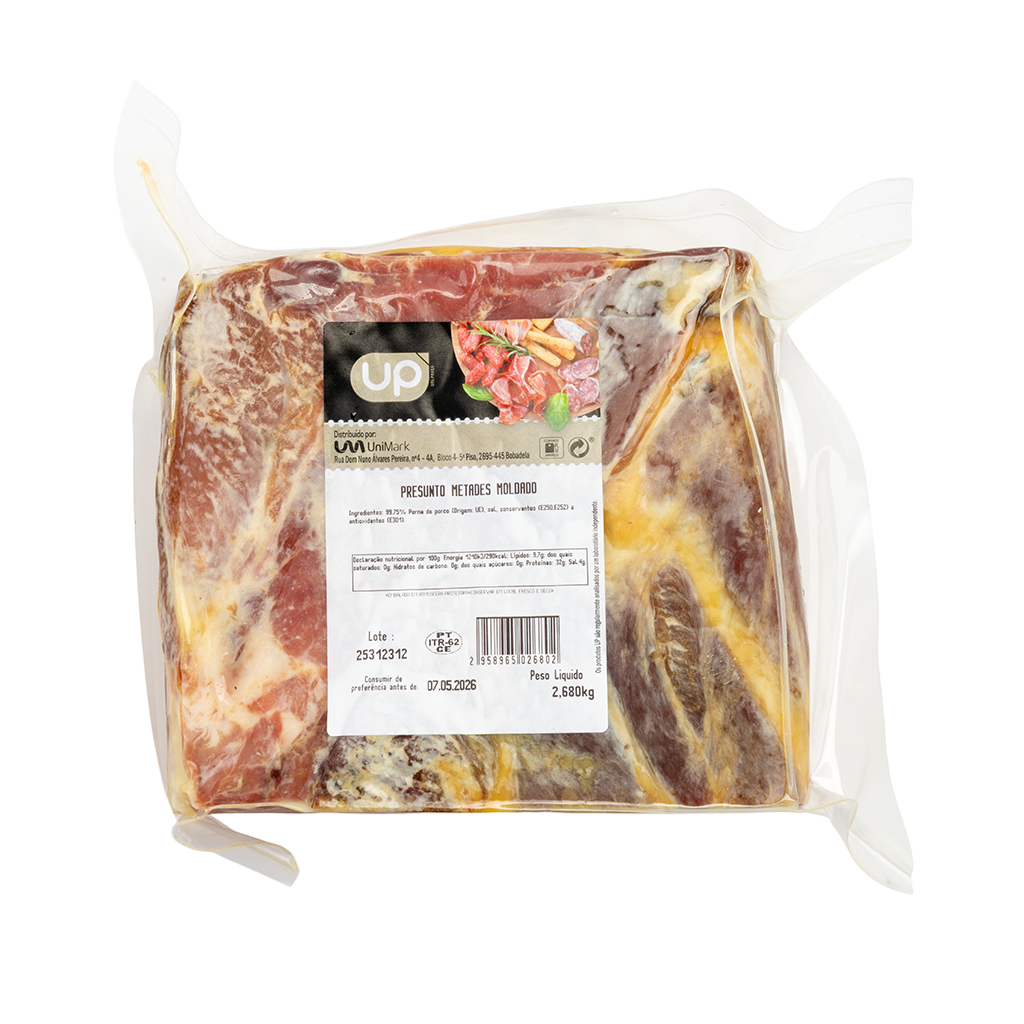 Presunto sem osso metades aprox. 3kg
