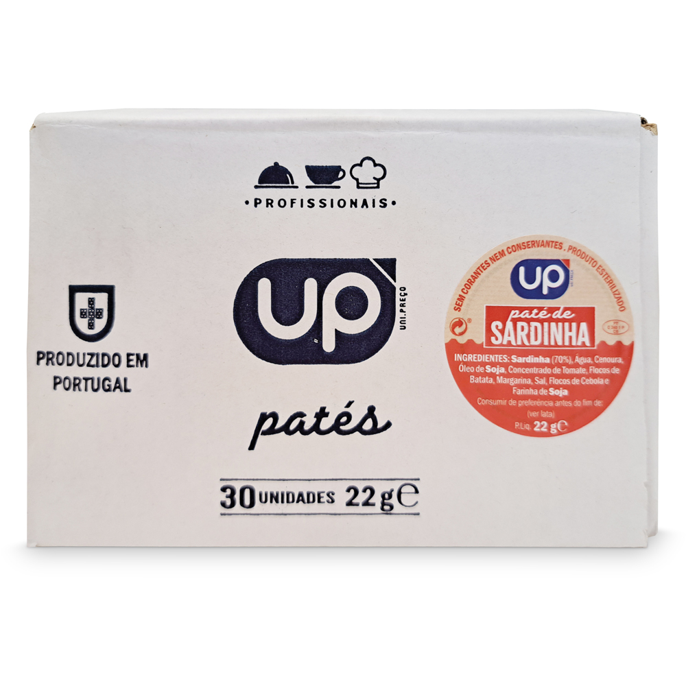 Paté de Sardinha UP 30x22g