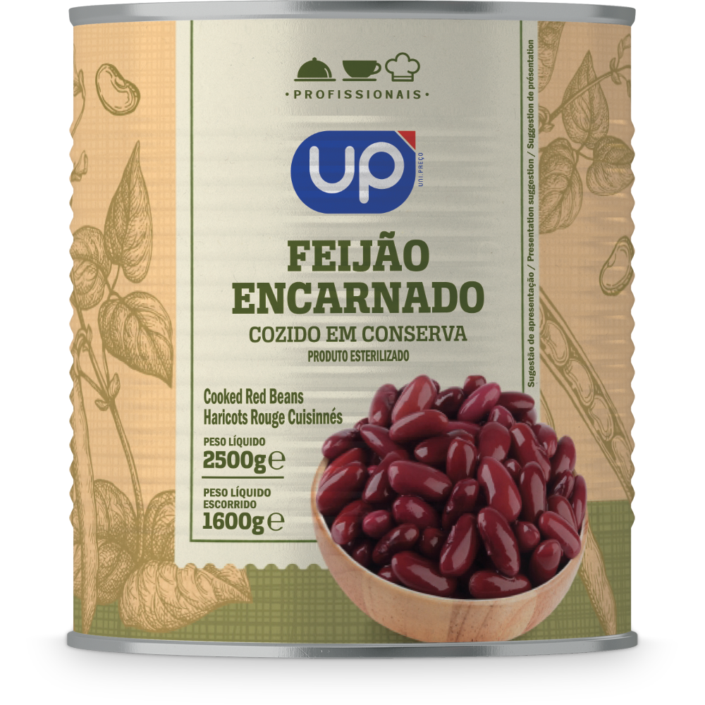 Feijão Encarnado UP Lata 2,5Kg