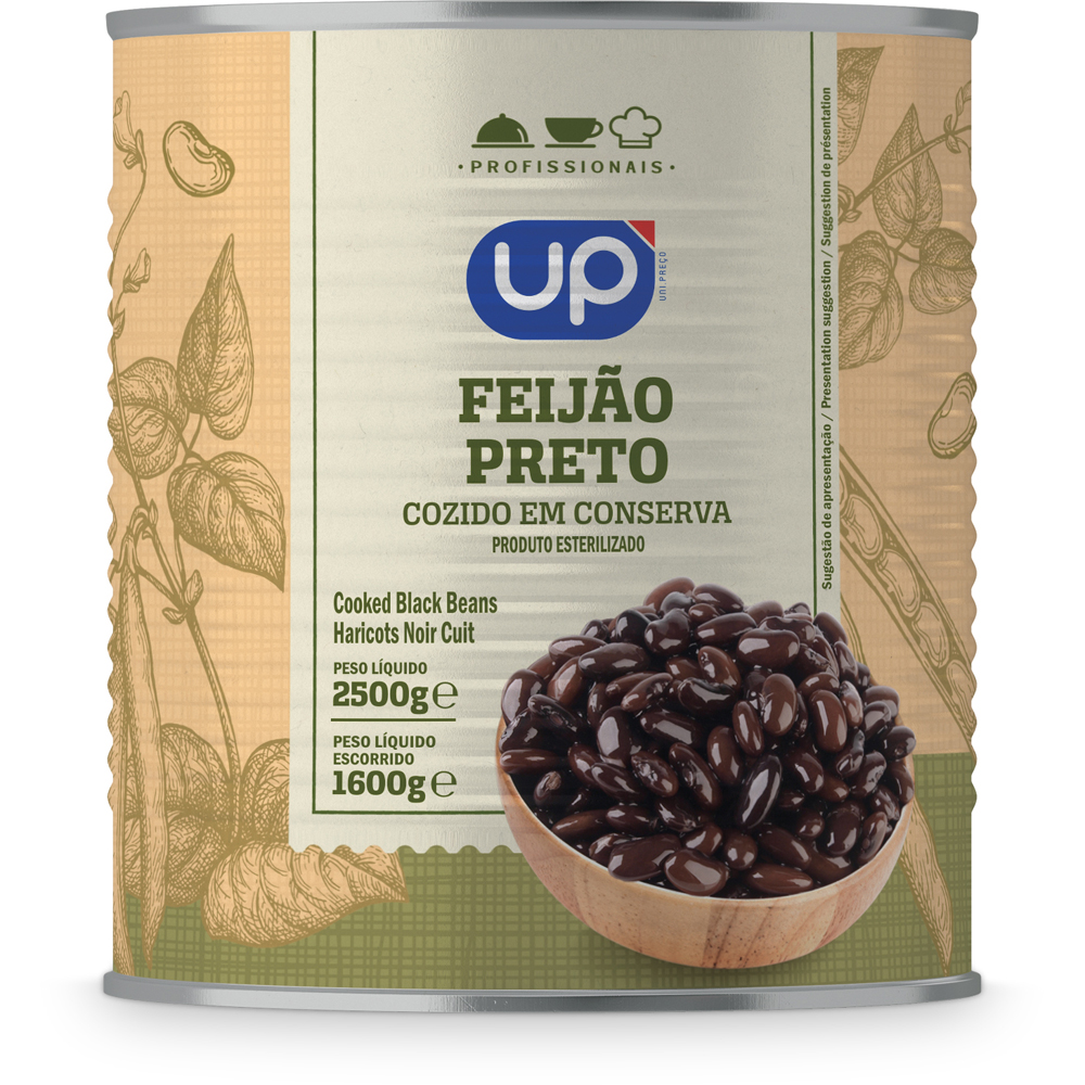 Feijão Preto UP Lata 2,5Kg