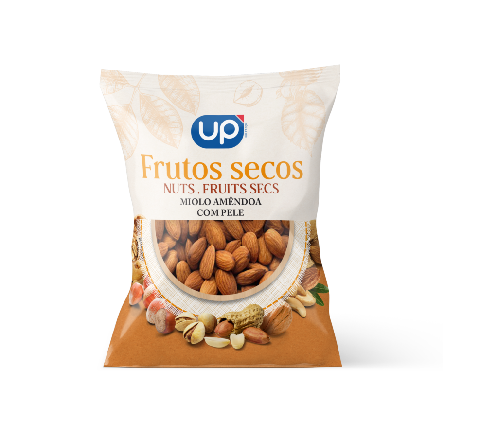 Miolo Amêndoa c/pele UP saq. 150g