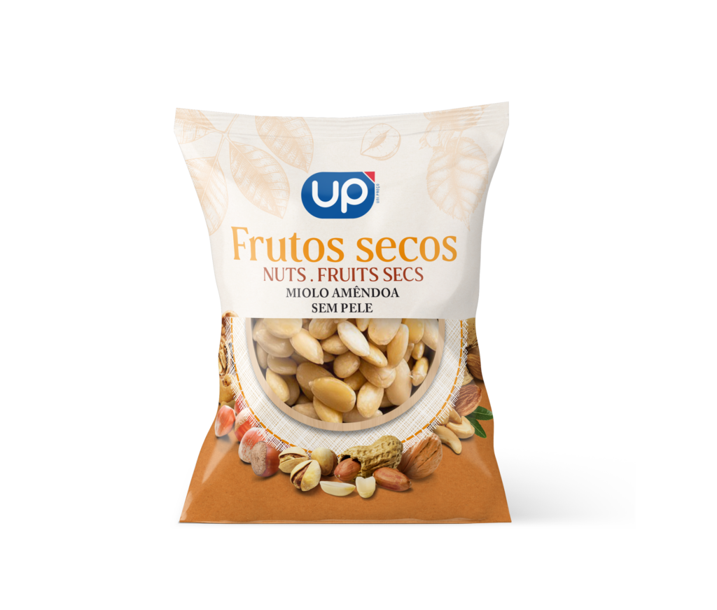 Miolo Amêndoa s/pele UP saq. 150g