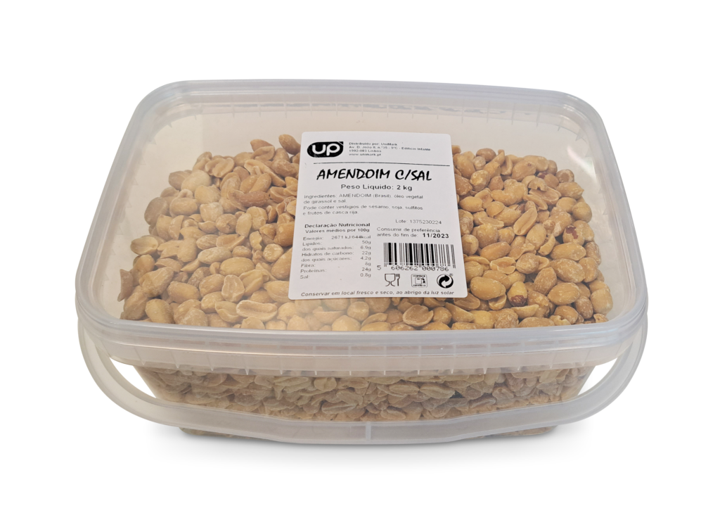 Amendoim c/sal UP balde 2kg