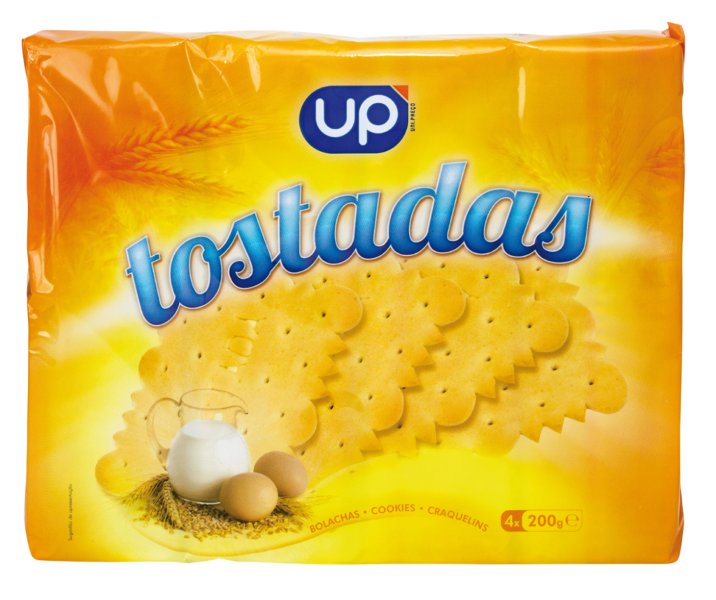 Bolacha Tostada UP 4x200g