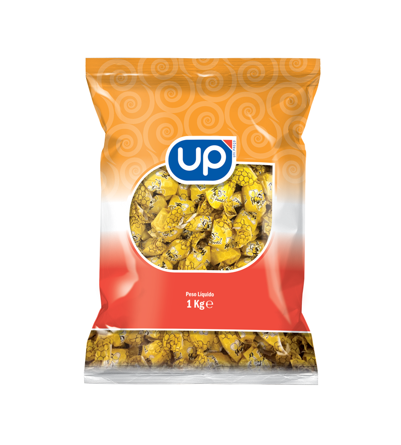 Rebuçados Recheados Mel UP 1kg