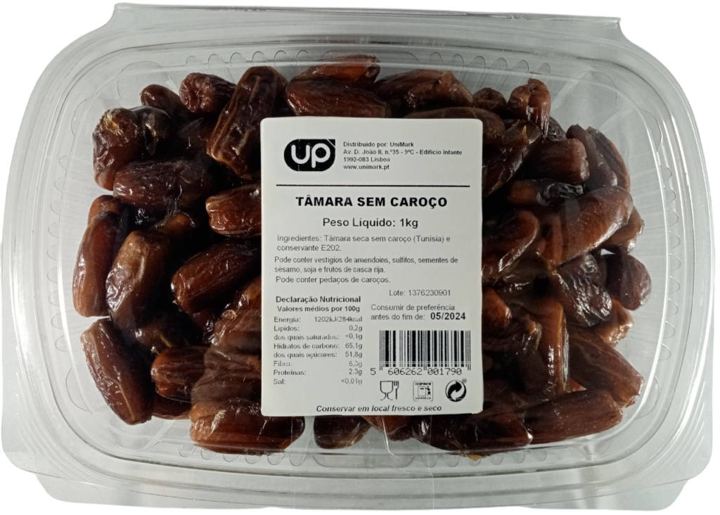 Tâmara s/Caroço UP box 1kg