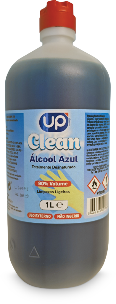 Álcool Desnaturado Azul UP Care 1lt
