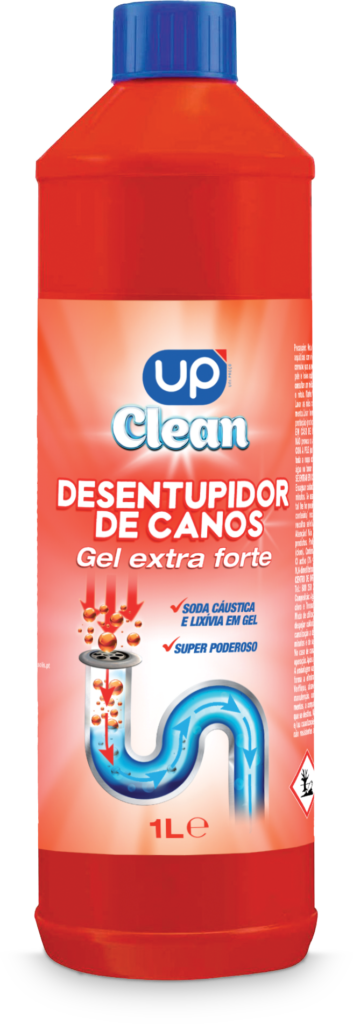 Desentupidor de Canos Gel Extra Forte UP Clean 1lt