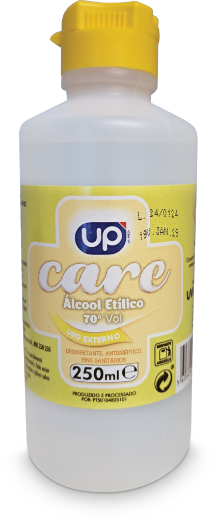Álcool Etílico 70º UP Care 250ml