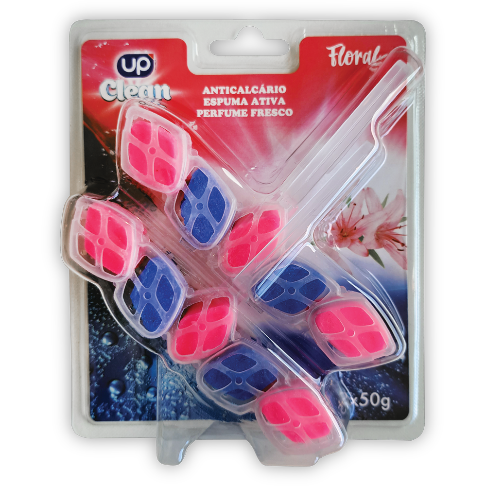 Bloco Sanitário Multiativo Floral UP Clean 2x50g