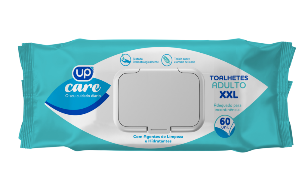 Toalhetes Adulto XXL UP Care 60un