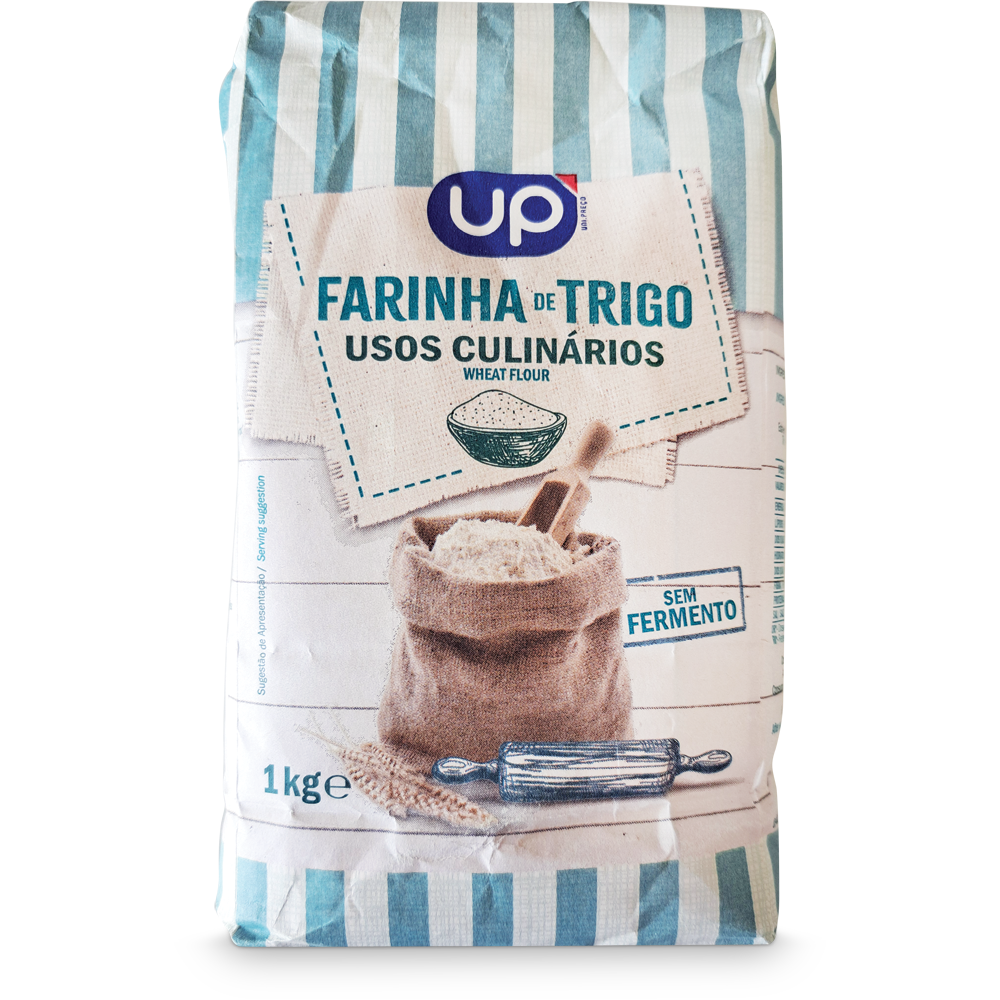 Farinha de Trigo T55 sem fermento UP 1kg