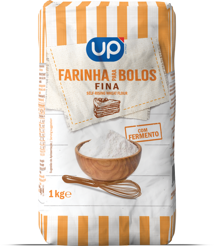 Farinha de Trigo T55 com fermento UP 1kg