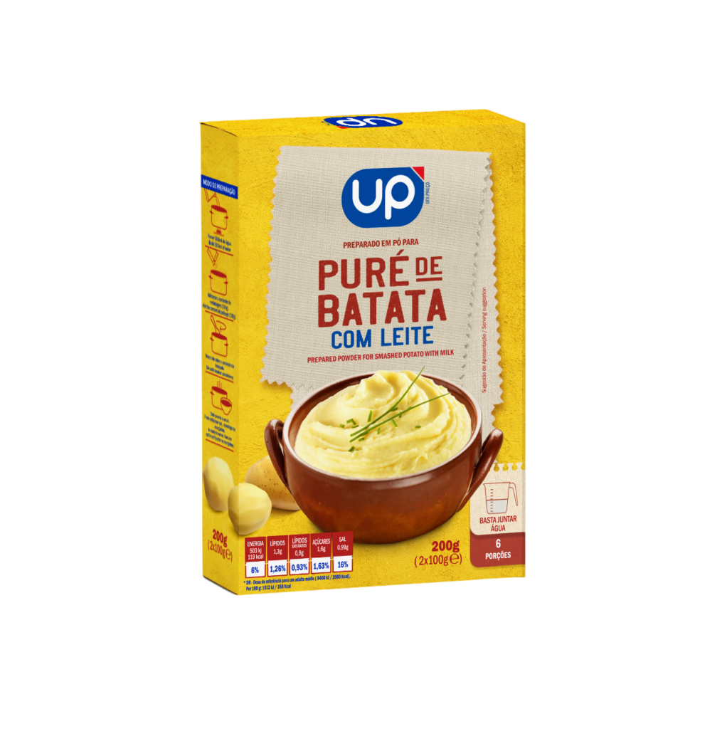 Puré de Batata com Leite UP 2x100g