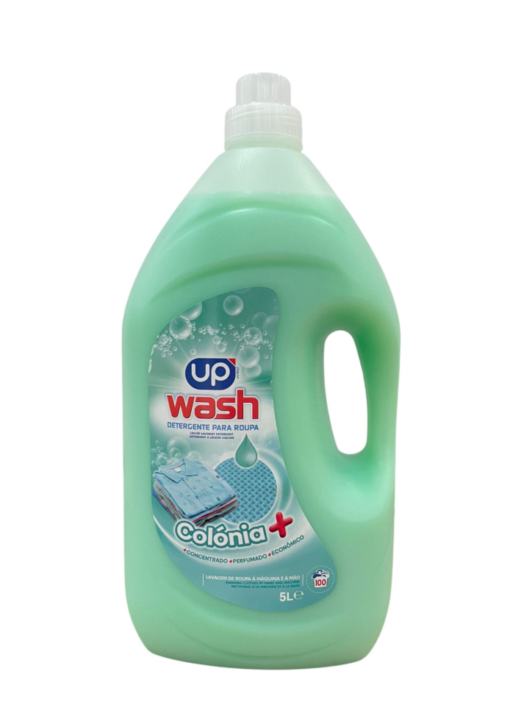 Det. Líq. Roupa Colónia+ UP Wash 5lt 100 doses