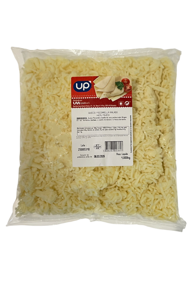 Queijo Mozzarella UP Ralado 1Kg