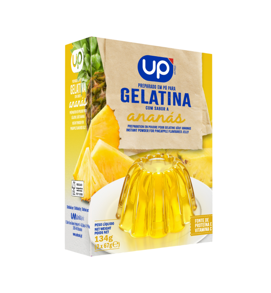 Gelatina Ananás UP 2x67g