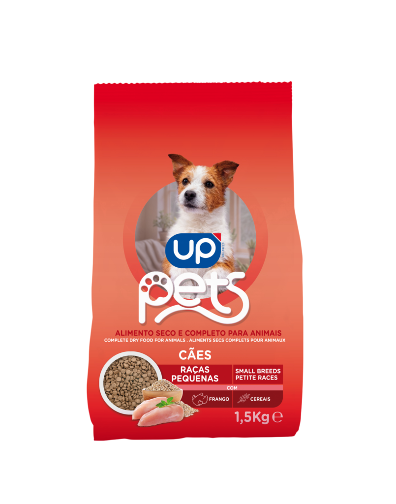 Alim. Completo Seco Cão Raças Pequenas UP Pets 1,5kg