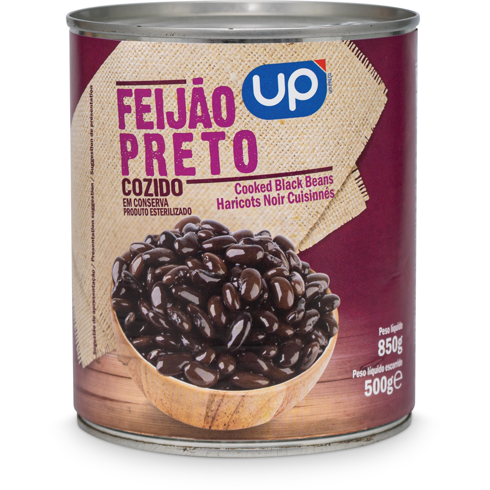 Feijão Preto UP Lata 850g