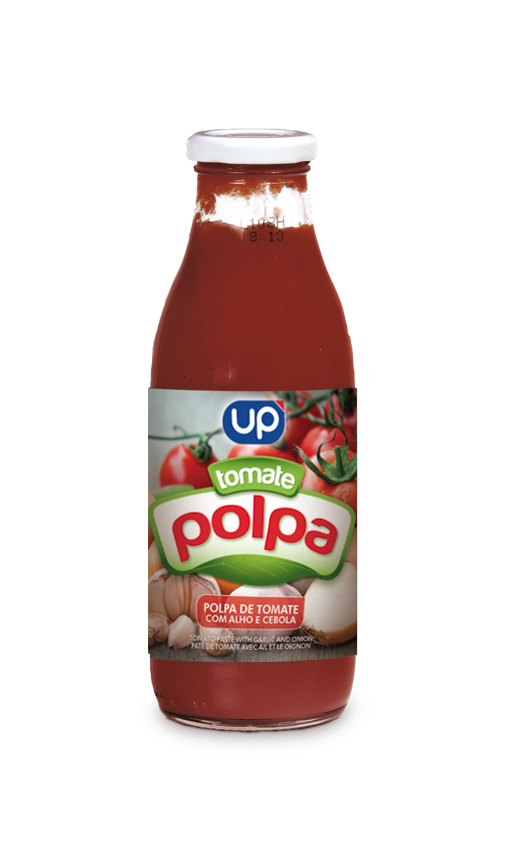 Polpa de tomate com alho e cebola 500g