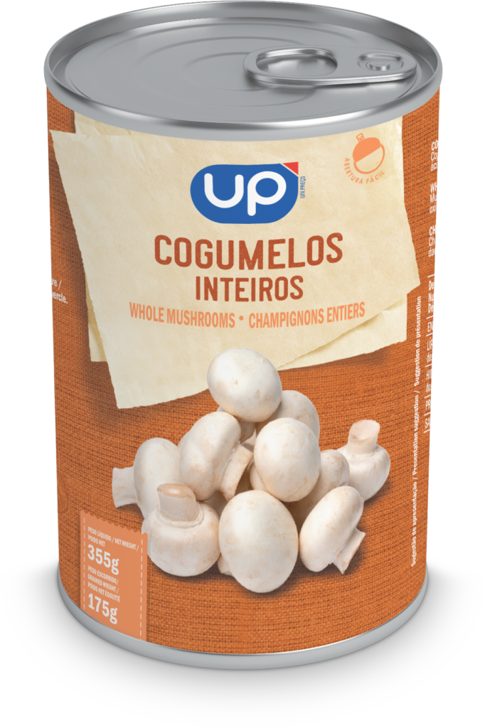 Cogumelos 1ª Escolha Inteiros UP 355g
