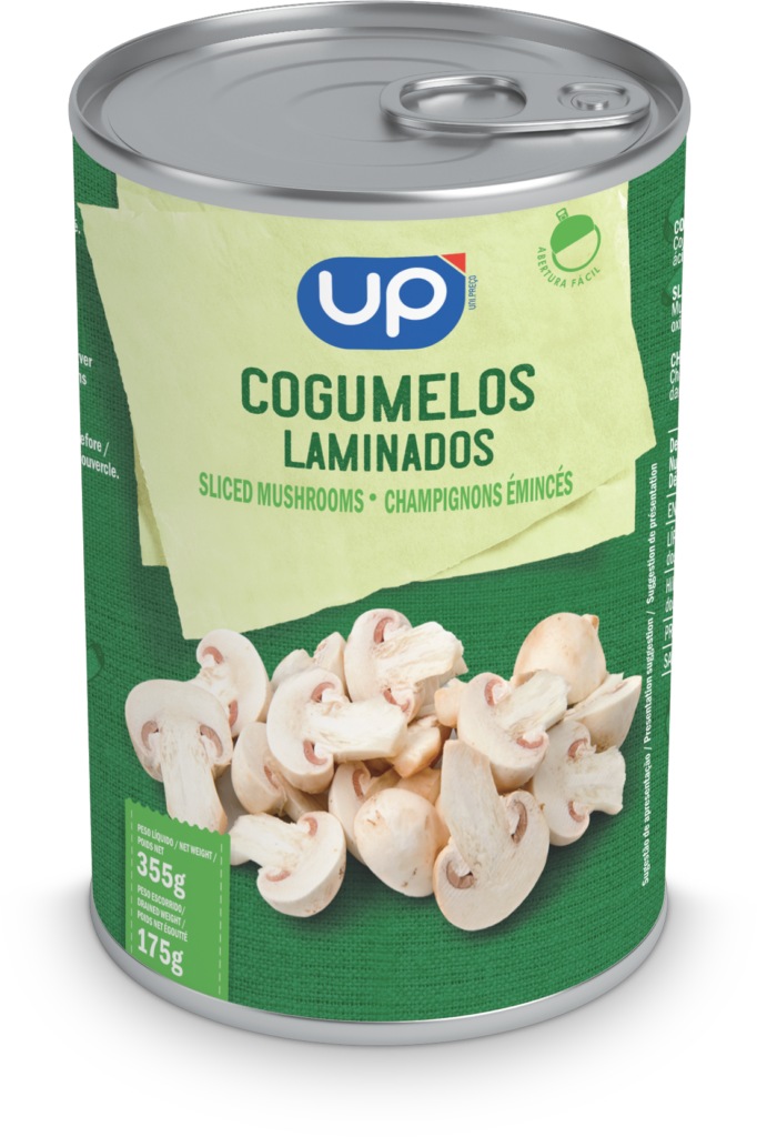 Cogumelos 1ª Escolha Laminados UP 355g