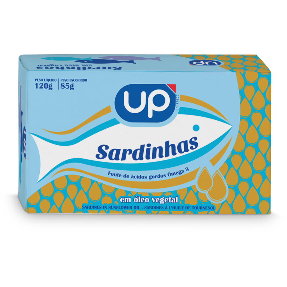 Sardinha em Óleo Vegetal UP 120g