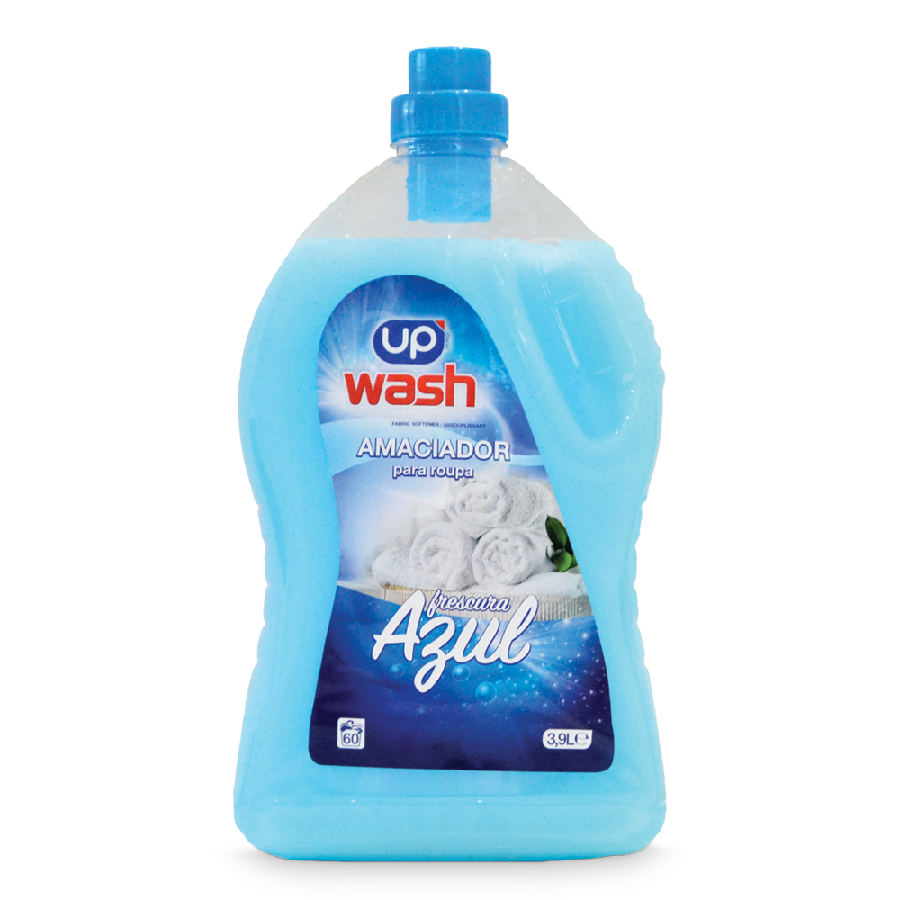 Amaciador Roupa Frescura Azul UP Wash 3,9lt 60doses