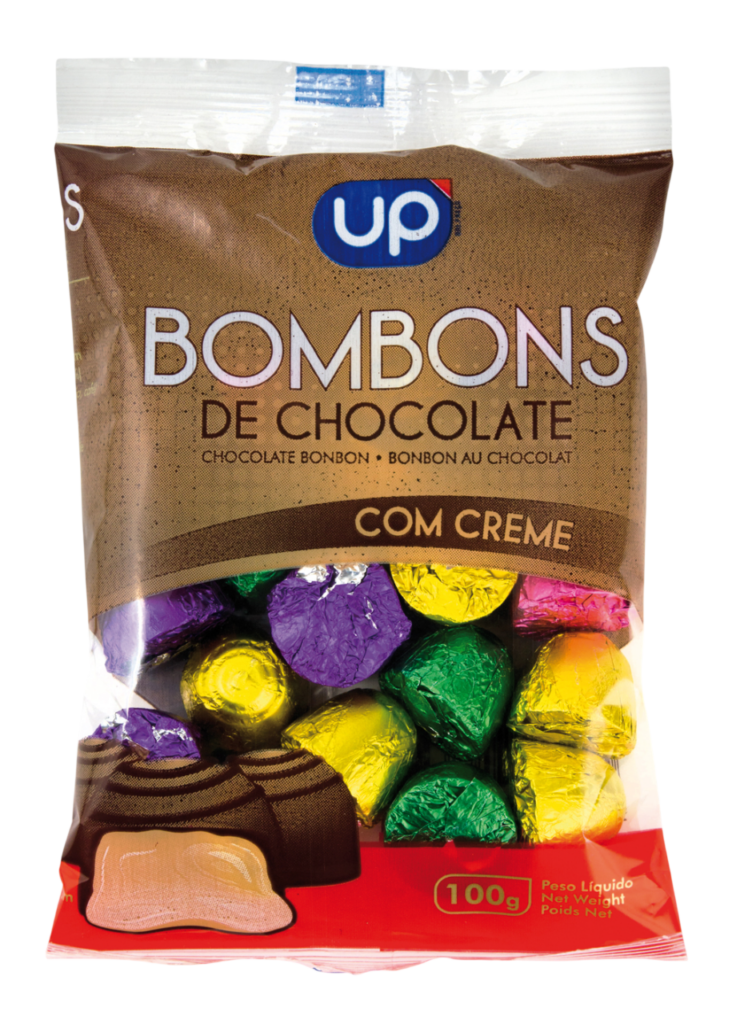Bombons de Chocolate Miúdos UP Saqueta 100g