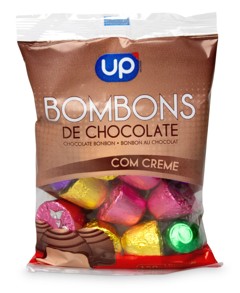 Bombons de Chocolate Graúdos UP Saqueta 150g