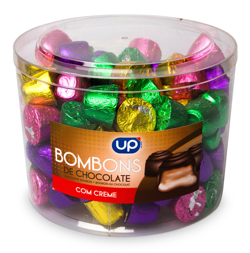 Bombons de Chocolate Graúdos UP Boião 1,5kg
