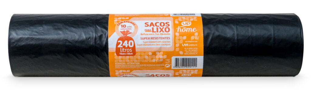 Sacos Lixo UP Home 240lt 10un