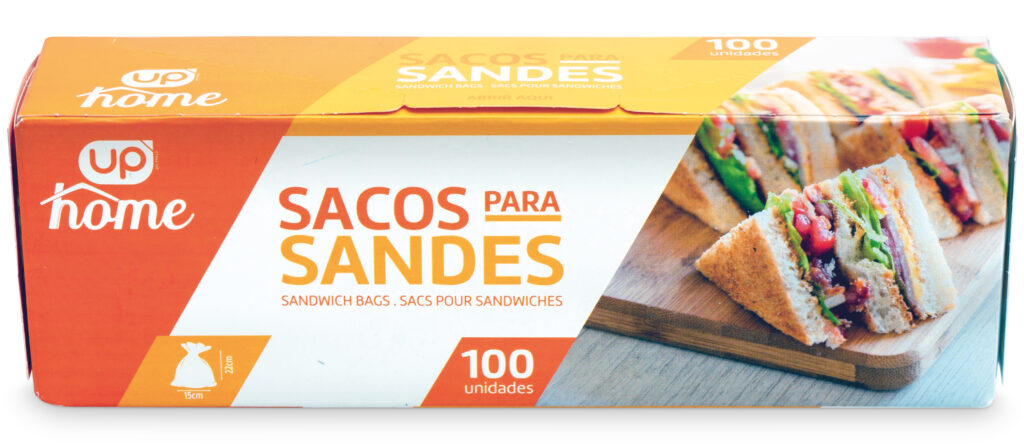 Sacos p/Sandes UP Home 15x22cm 100un