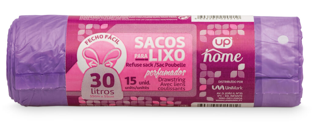 Sacos do Lixo UP Home FF Perfumado 30lt 15un