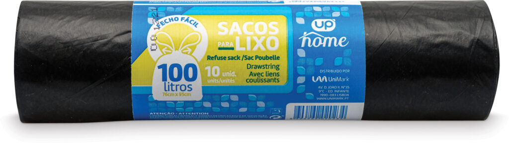 Sacos do Lixo UP Home FF 100lt 10un