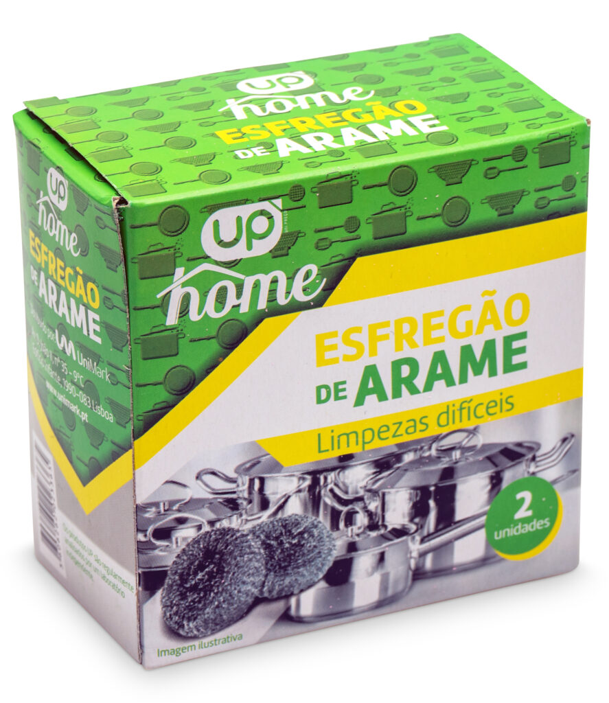 Esfregão Arame UP Home 2un