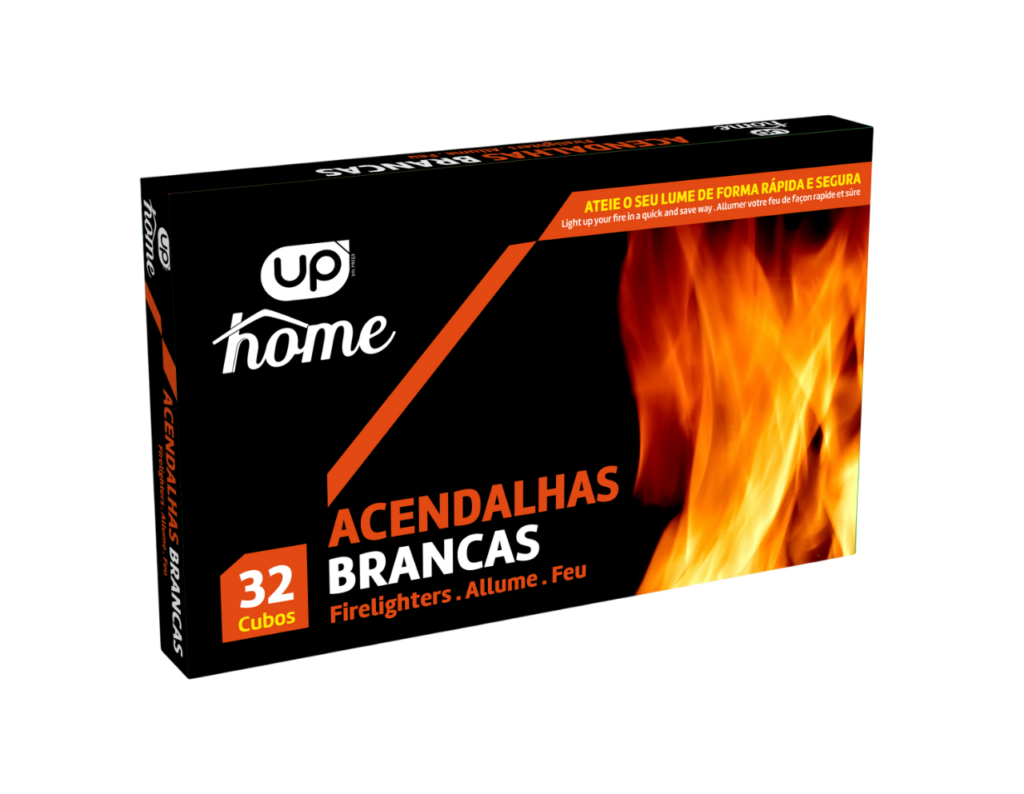 Acendalhas Brancas UP Home 32cubos