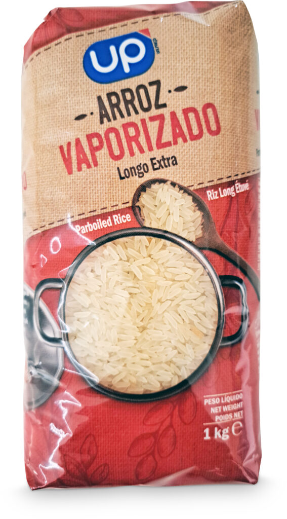 Arroz Vaporizado Longo Extra UP 1kg
