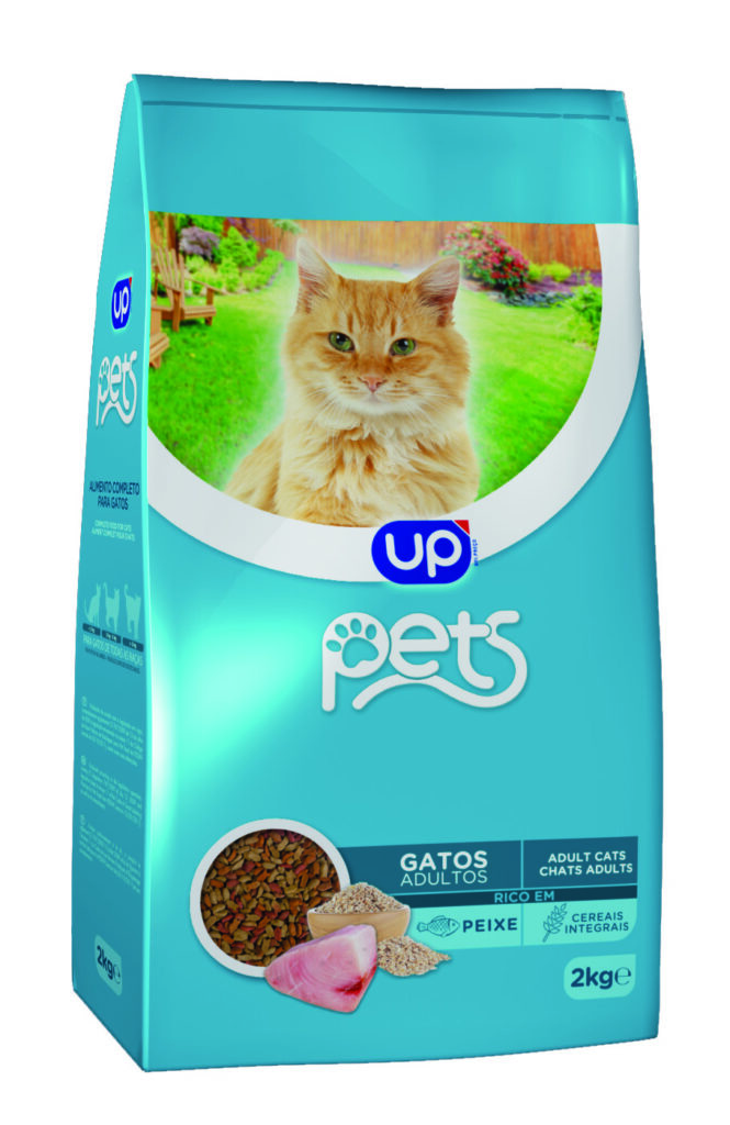 Alim. Completo Seco Gato Peixe UP Pets 2kg